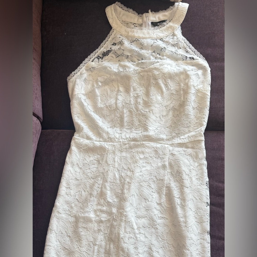 Allegra K White Dress Size medium Wedding Dress Bridal. Gender reveal dress